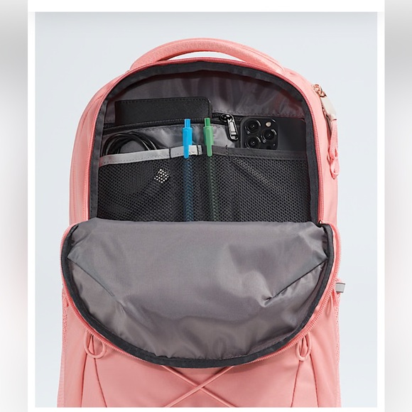 The North Face Jester Luxe Backpack Womens Terracotta/Burnt Coral Metallic NEW - Picture 5 of 5